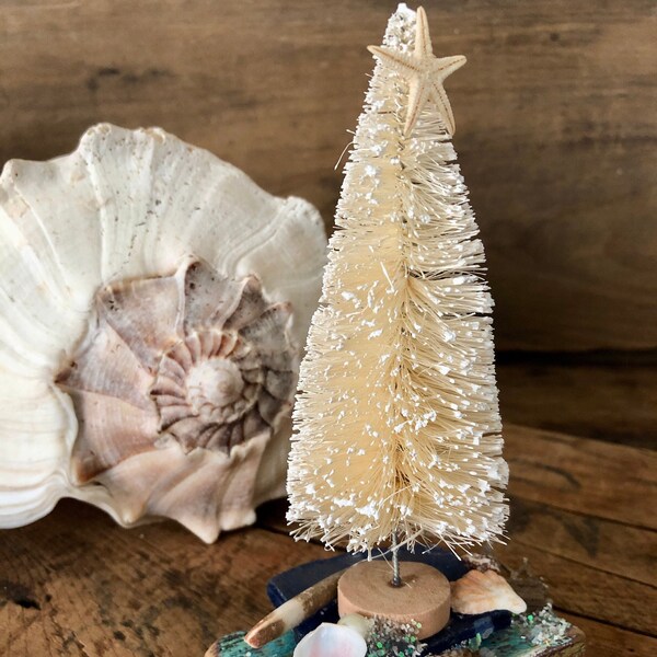 Sea Glass Shell Tree Topper - Etsy