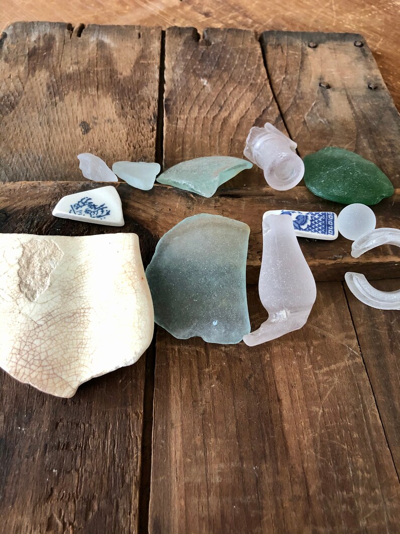 Found Sea Glass Maryland Beaches Real Surftumbled Sea Etsy