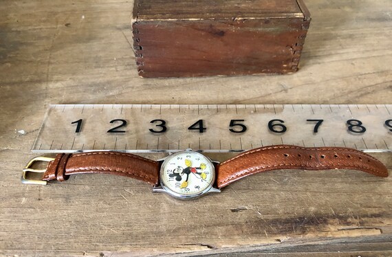 Vintage Mickey Mouse Watch Walt Disney Production Authentic Mickey