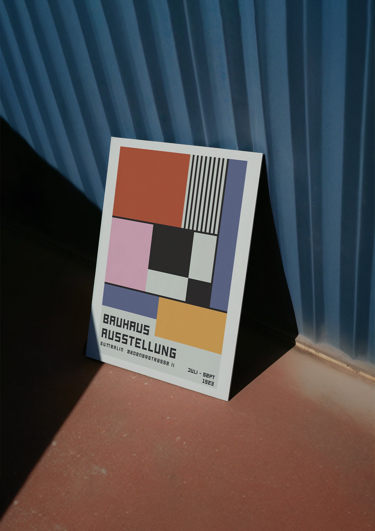 Bauhaus Exhibition Poster 1923 I Geometric Mid Century Modern Wall Art ...