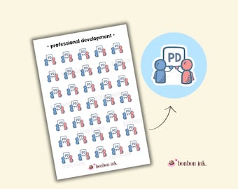 Professional Development Meeting Stickers • Professional Development Teacher • Teacher Stickers • School Calendar Stickers • Teacher Plans