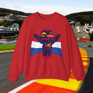 Red Bull Jumper Red Bull Sweatshirt Red Bull Sweater F1 Jumper Formula 1 Sweatshirt F1 Gift Formula 1 Gift Red Bull Fan Gift Racing Fan image 5