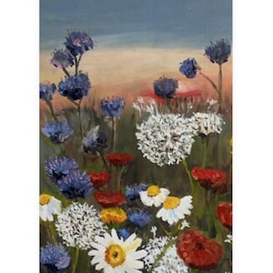 Cartão em branco "Flores silvestres"