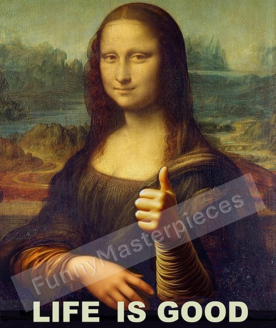 モナリザ 人生は素晴らしい レオナルド・ダ・ヴィンチの絵画