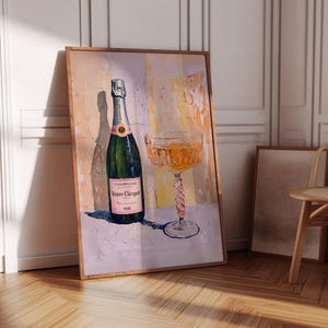 Nancy Meyers Cheers Print | College Apartment Decor Najlepiej sprzedająca się sztuka ścienna | Fajne rzeczy Stare pieniądze Estetyczne malarstwo Impasto Wydrukowana sztuka
