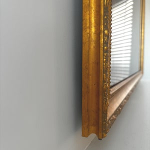 Modern Gold Samsung Frame TV Bezel - Handmade Wood TV Frame, Easy Install image 6