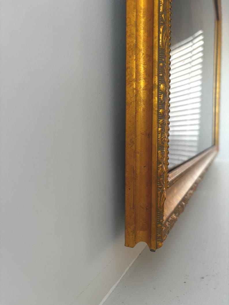 Modern Gold Samsung Frame TV Bezel - Handmade Wood TV Frame, Easy Install image 6