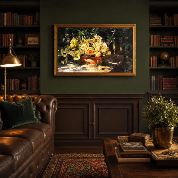 Modern Gold Samsung Frame TV Bezel - Handmade Wood TV Frame, Easy Install