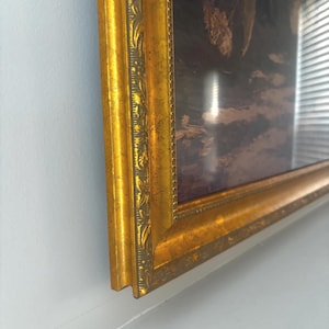 Modern Gold Samsung Frame TV Bezel - Handmade Wood TV Frame, Easy Install image 3