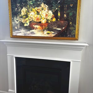 Modern Gold Samsung Frame TV Bezel - Handmade Wood TV Frame, Easy Install image 5