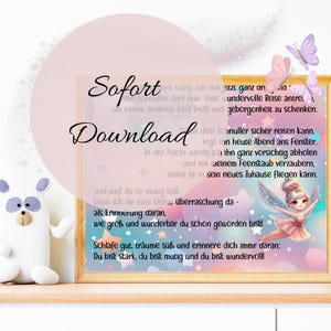 Magical Letter from the Pacifier Fairy | Pacifier Farewell Ritual | DIN A5