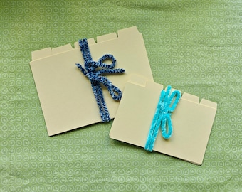Tabbed Index Cards - 5 tab sets: 4x6 or 3x5 inches