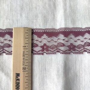Vintage 1 1/4 Inch Wide Burgundy Lace, Sold by the Yard - Etsy