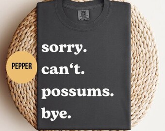 Possum Shirt, Funny Possum Lover Tee, Cute Possum Gift, Funny Possum Gift, Cottagecore Clothing, Possum Owner