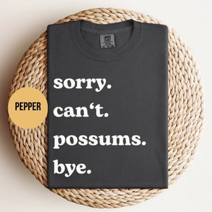 Possum Shirt, Funny Possum Lover Tee, Cute Possum Gift, Funny Possum Gift, Cottagecore Clothing, Possum Owner