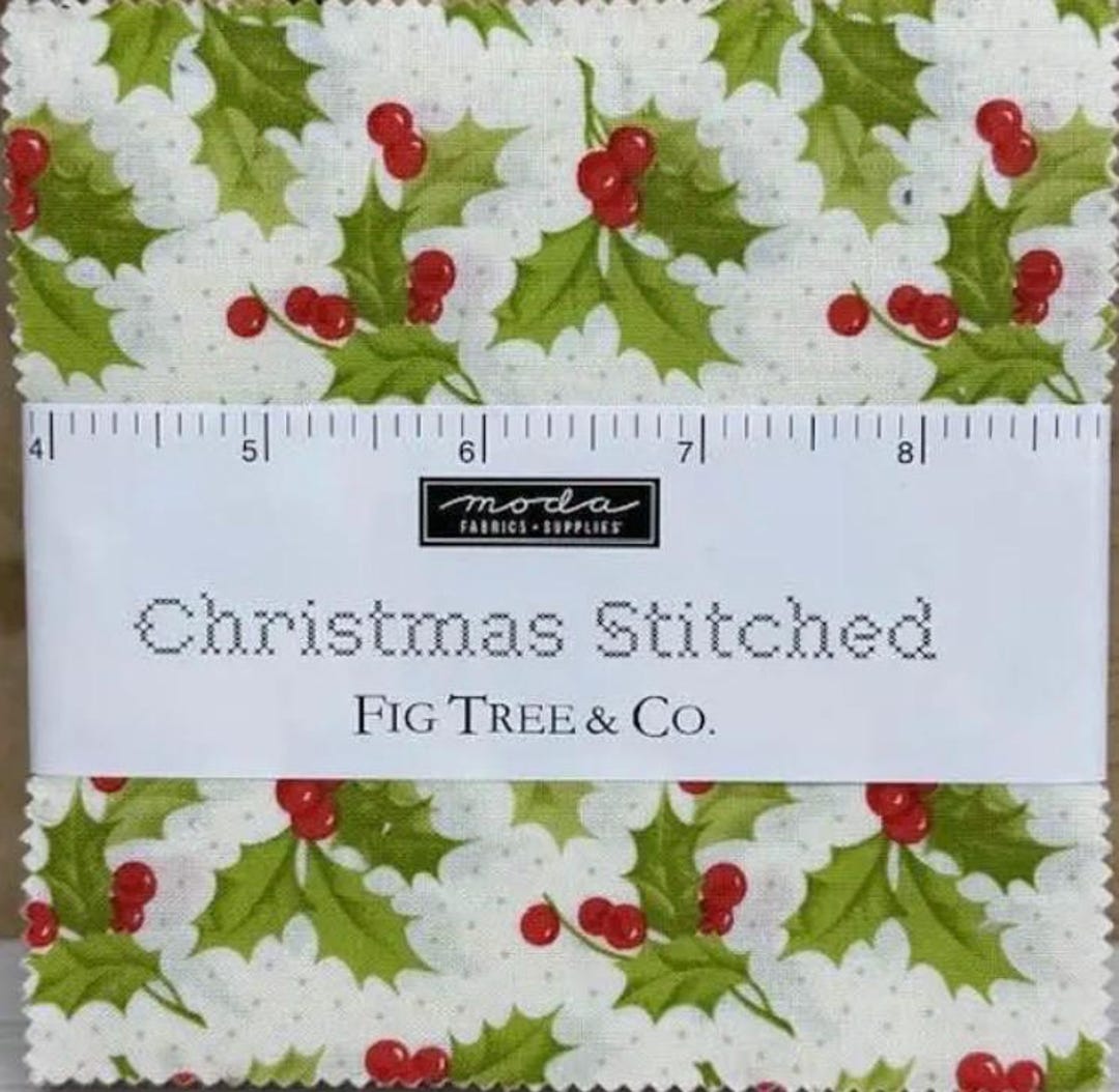 Christmas Stitched by Fig Tree & Co. for Moda Charm Pack - Etsy