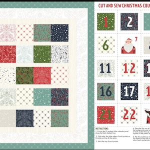 Merrymaking Metallic Eggnog Countdown Calendar Panel - Gingiber - PER PANEL Merrymaking Metallic Eggnog Countdown Calendar Panel - Gingiber - PER PANEL