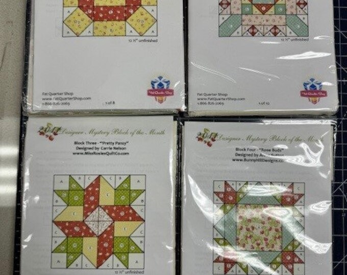 2011 Designer Mystery BOM Kit From Fat Quarter Shop With Fig Tree ...