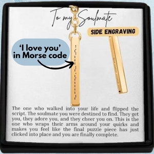 Custom I Love You Morse Code Keychain, Unique Romantic Gift for Him, Meaningful Anniversary Present, Personalized Husband Boyfriend Gift