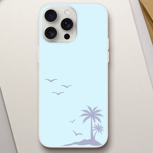 Tropical Beach iPhone Case for Her, Trendy Cute Gift for Her