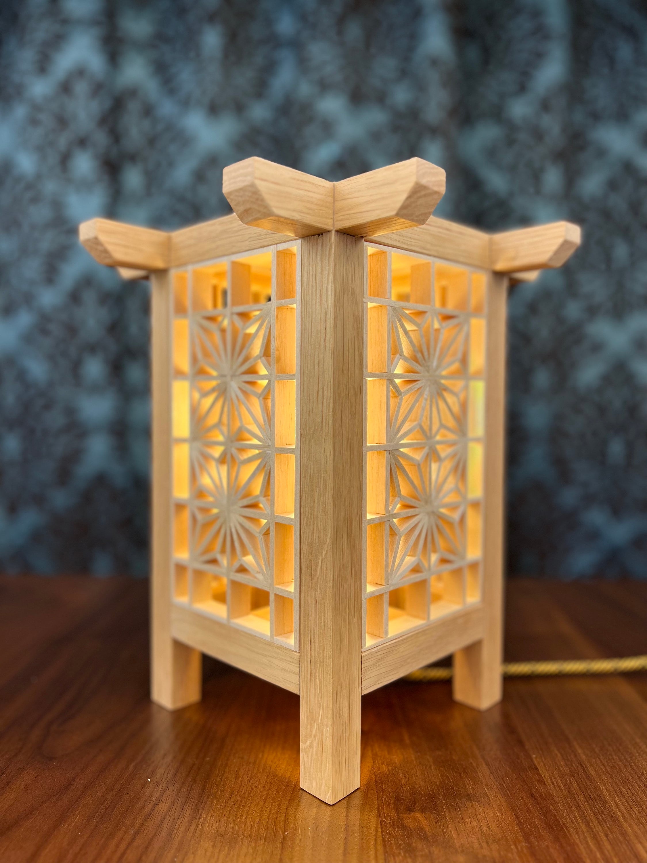 ライト・ランタン WHAT WE WANT KUMIKOSHADE TYPE1_WN Kumiko lantern shade | おもてなしセレクション（OMOTENASHI