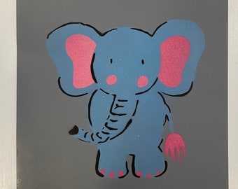 Nursery Art -- Baby Elephant