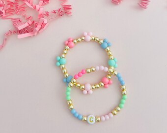 Girls Mickey Bracelet Stack, Stack of 2, Mouse Bracelets, Mickey Bracelets, Colorful bracelets, Custom Bracelet Stack, Mommy and Me Bracelet