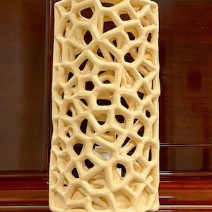 Lampada stampata in 3D Design Voronoi Paralume ramificato immagine 1