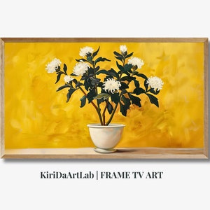 Spring Frame TV Art Instant Download, Wildflower Floral Embroidery Textured Art for TV, Colorful Flowers for Spring, Frame Tv Maximalist