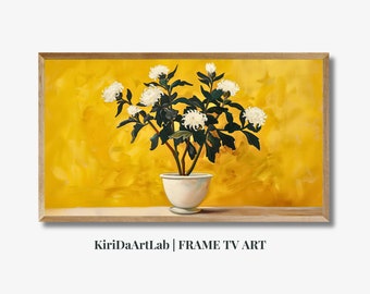 Spring Frame TV Art Instant Download, Wildflower Floral Embroidery Textured Art for TV, Colorful Flowers for Spring, Frame Tv Maximalist