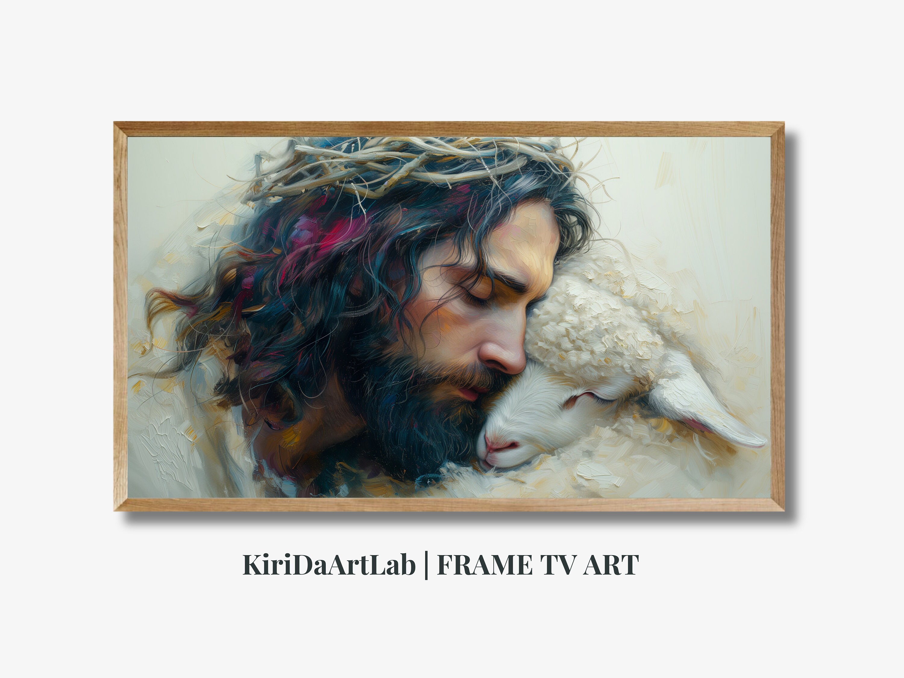 Samsung Frame Art, Jesus Leaves the 99, Parable of the Lost Sheep ...