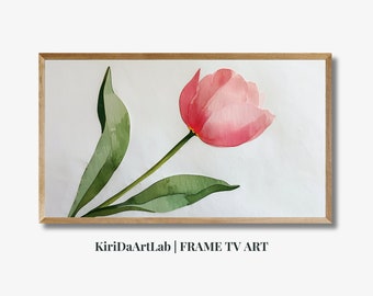 Samsung Frame TV Art Spring, Tulips Oil Painting, Vintage Floral Oil Painting, Spring Farmhouse Wall Decor, Digital Download, Modern Art