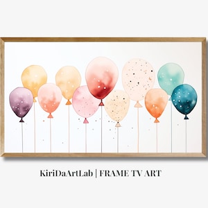 Samsung Frame TV Art Geburtstag, Rahmen TV Art Happy Birthday, Samsung Art TV Geburtstagsparty, digitaler Download für Samsung Frame