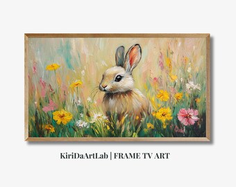 Frame Tv Art Spring Bunny Samsung Easter Bunny Rabbit Tv Art Spring
