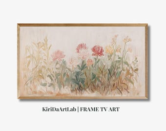 Rahmen Tv Kunst Pastell, Pastell Abstrakt Botanisch, Frühling Tv Kunst, Rahmen Tv Kunst Blume, Abstrakte Blumenkunst, Botanische Tv Kunst, digitaler Download
