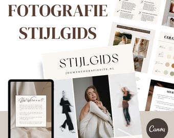 Fotografie-Styleguide, Styleguide für Fotoshootings, Canva-Vorlage, Kundengarderobe-Guide, Styleguide, Stylebroschüre für Fotografen