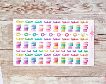 Hoja de pegatinas washi tape, pegatinas washi arcoíris, cinta washi colorida y bonita, pegatinas Happy Planner, Erin Condren, Bullet Journaling, ECLP