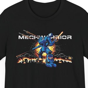 Mechwarrior - Pixel Art - Inspired By Battletech - Unisex Jersey Short Sleeve Tee - Available in Larger sizes