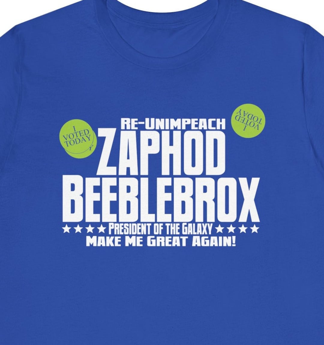 Zaphod Beeblebrox Election 2024 - Unisex Jersey Short Sleeve Tee