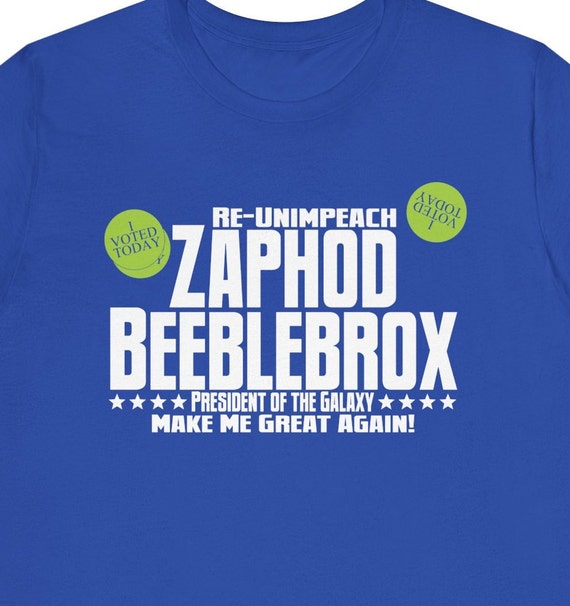Zaphod Beeblebrox Election 2024 - Unisex Jersey Short Sleeve Tee
