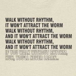 Walk Without Rhythm - inspired by Dune - Unisex Jersey Short Sleeve Tee -  Available in Large Sizes