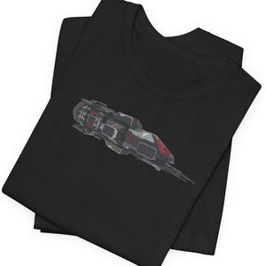 Rocinante Inspired by The Expanse Space ship Unisex Tee, Sci-Fi Nerd Gift, Short Sleeve T-Shirt, Graphic Tee, Available in Larger Sizes