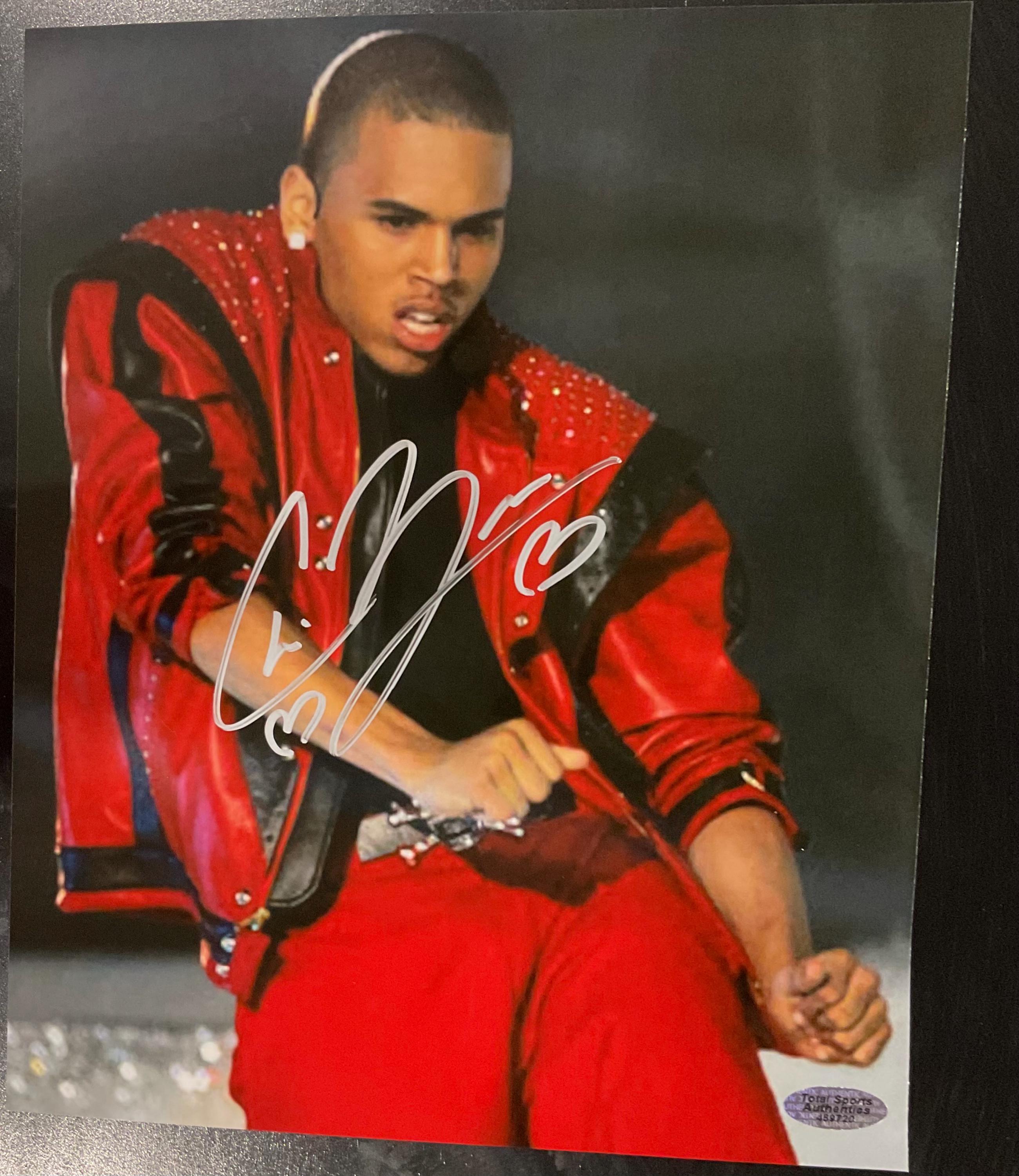 Chris Brown Autograph - Etsy