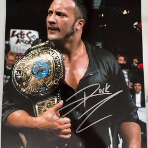 Dwayne johnson autograph - Etsy 日本