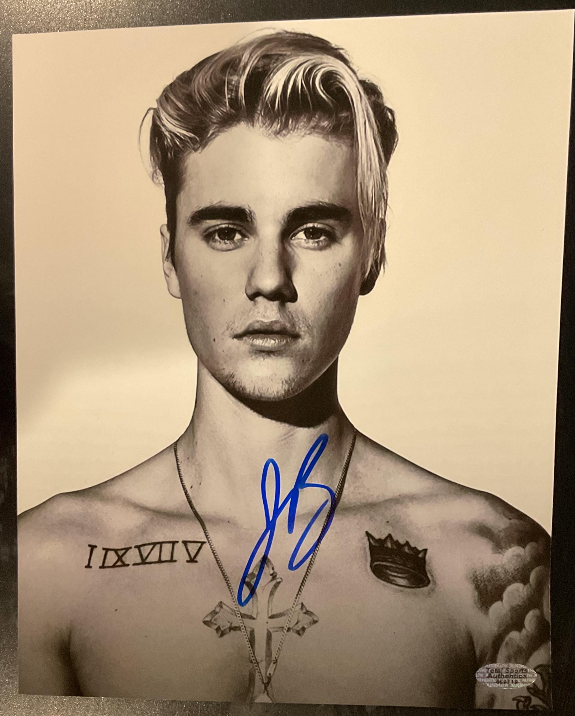 Justin Bieber Autograph - Etsy
