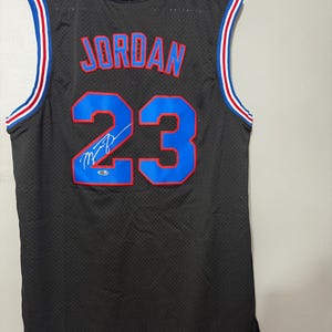 Michael Jordan Space Jam Autographed #23 Jersey COA