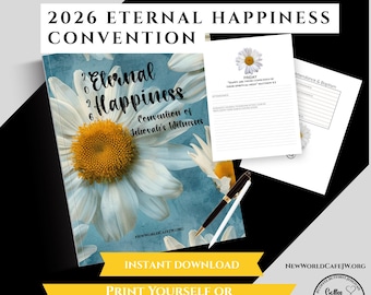 JW 2026 Eternal Happiness Convention Notebook | Jehovah’s Witnesses Program Links, Reflection Pages