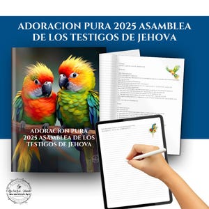 Adoracion Pura 2025 Asamblea de los Testigos de Jehova SPANISH Convention Notebook - Digital Download
