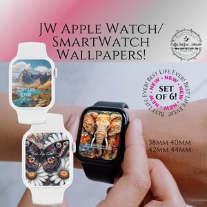 JW Apple Watch-bakgrundsbildset, Bästa livet någonsin (digital nedladdning)