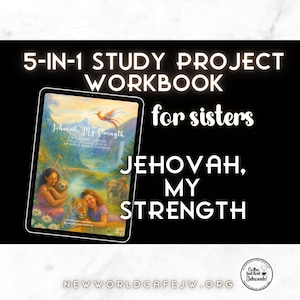 Jehovah Mijn Kracht - 5 studiegidsen in 1 - Werkboekbundel voor persoonlijke studie, speciaal voor zusters